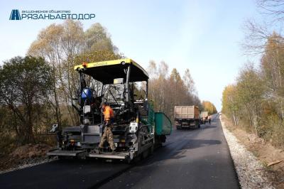 АО «Рязаньавтодор» ведёт ремонт дорог в Ермишинском районе