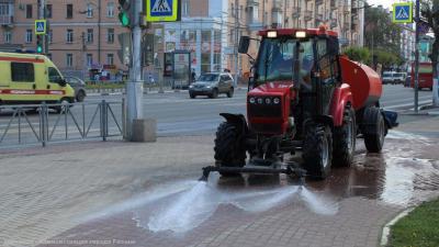 Рязань продолжают благоустраивать к годовщине Великой Победы