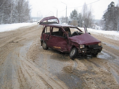 Житель Касимовского района не справился с обгоном