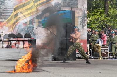 В Рязани начался сбор со специалистами физподготовки ВДВ