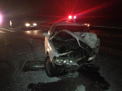 ВАЗ-2114 въехал в припаркованный грузовик Renault в Рязани