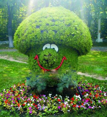 Улицы Рязани могут украсить цветочные грибы и павлины