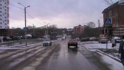 На улице Баженова Рязани Mitsubishi сбил студентку колледжа