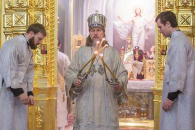 В кафедральном соборе Рязани прошло рождественское богослужение