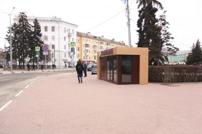 В Рязани на площади Ленина разместили стационарный пункт полиции