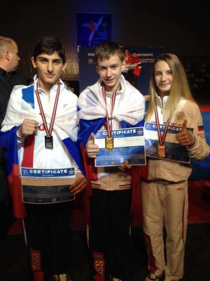 Давид Назарян, Андрей Канаев и Биана Лагер