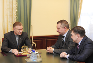 Олег Ковалёв встретился с новым руководителем Рязаньэнерго
