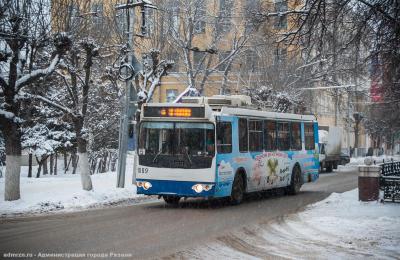В Рязани приостановлено движение троллейбусов по ряду маршрутов