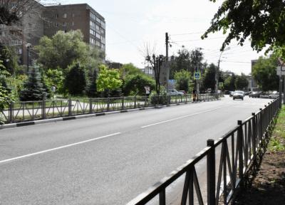 Ремонт улицы Чкалова в Рязани завершён досрочно