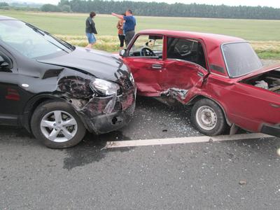 В Михайловском районе «Жигули» столкнулись с иномаркой