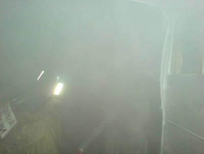 В Сапожке пламя повредило гараж