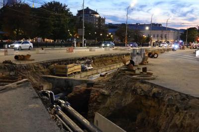 На Первомайском проспекте в Рязани завершили ремонт одного из участков теплосети