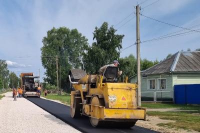 АО «Рязаньавтодор» отремонтировало улицу Гагарина в Кадоме