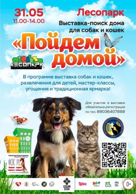 Рязанцев приглашают на выставку бездомных животных «Пойдем домой»