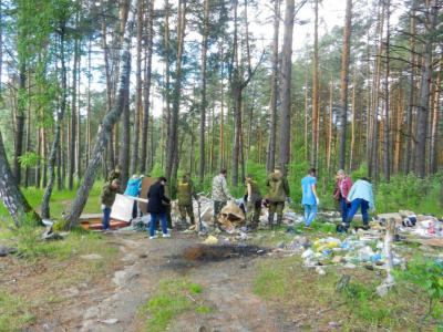 Под Касимовом ликвидирована незаконная свалка бытового мусора