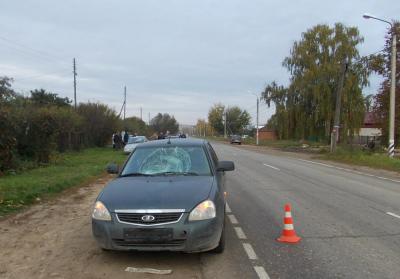 Под Рязанью автоледи на «Приоре» сбила школьницу