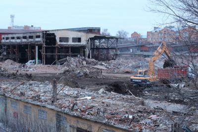 Сносят цеха завода «Рязсельмаш»