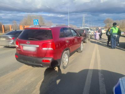 В Канищево в Рязани столкнулись четыре машины, пострадал ребёнок