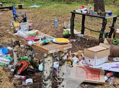 Отдохнувшим на озере Сегденское под Рязанью предлагают вернуться и убрать за собой