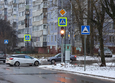 Новый светофор в Горроще Рязани включен в штатный режим