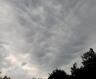 В небе над Рязанью вновь сняли вымеобразные облака
