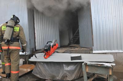 В Рязани сгорел автомобиль Daewoo