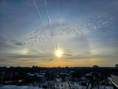 Рязанцы опубликовали фото необыкновенного гало