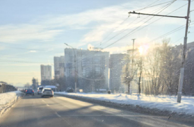 Рязанцы пожаловались на заваленную снегом выделенку на Московском шоссе