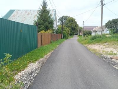 В посёлке Никуличи в Рязани отремонтировали участок дороги