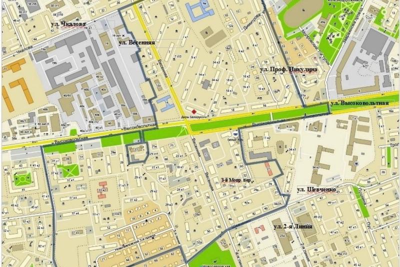 В Рязани утвердили план комплексного развития территории в районе улиц Высоковольтной, Весенней, Шевченко