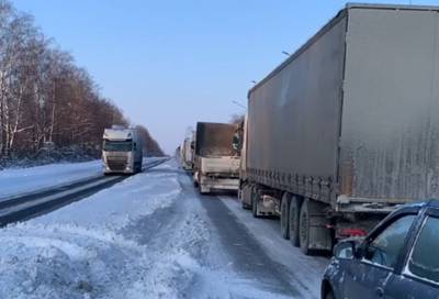 Затор между Рязанью и Пензой на трассе М5 растянулся почти на 50 километров