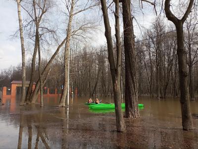 Уровень воды в Оке в Рязани начал снижаться