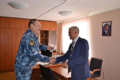 В Рязани наградили президента межрегиональной ассоциации ветеранов криминальной милиции