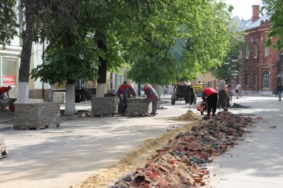 Благоустройство улицы Почтовой в Рязани планируется завершить к 1 августа