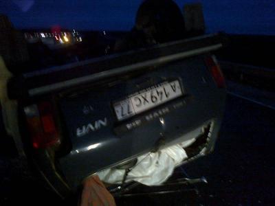 На рязанском участке трассы Москва – Челябинск перевернулась «Нива»