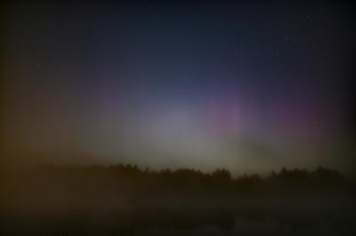 Рязанцы полюбовались полярным сиянием