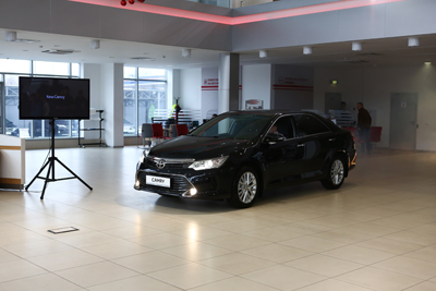Рязанцам показали новую Toyota Camry