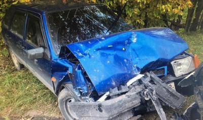 Под Спасском «девятка» врезалась на встречке в Skoda Kodiaq