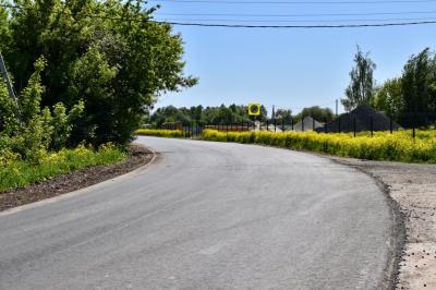 В Спасском районе АО «Рязаньавтодор» приводит в порядок дорогу через село Огородниково