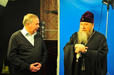 Сергей Кутыров и митрполит Вениамин