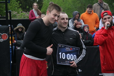 Конкурс бросков сверху на «Железке» выиграл рязанец Артём Еремеев