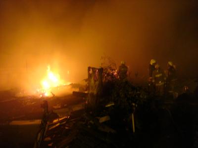 В Спасском районе сгорел жилой дом