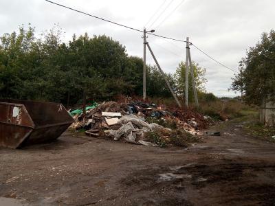 Под Рязанью убрали две незаконные свалки