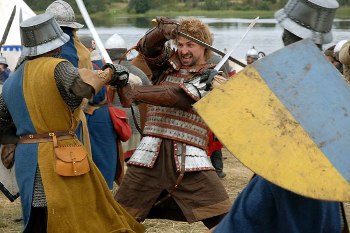 Под Рязанью реконструируют сражение против хана Батыя