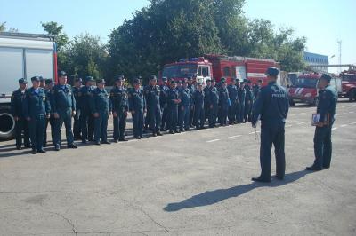 Рязанские пожарные провели смотр-конкурс