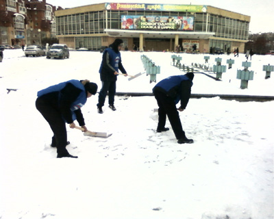 В Рязани прошли предновогодние субботники