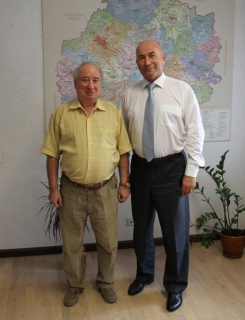 Новый глава Рязанского СКР встретился с легендарным следователем Дмитрием Плоткиным