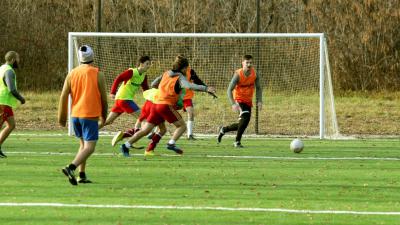 В Рыбновской школе-интернате открыли футбольное поле