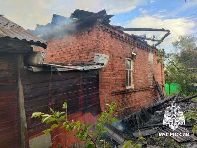В Скопинском районе сгорели два дома
