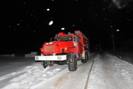 В Михайловском районе ночью горел магазин